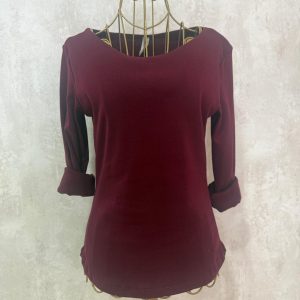 CAMISETA BASIC BURDEOS