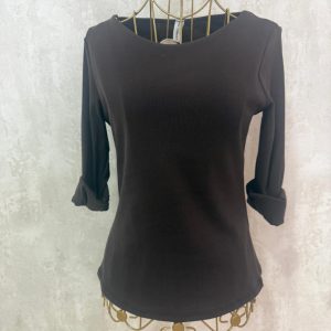 CAMISETA BASIC MARRÓN CHOCOLATE