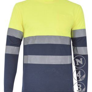 Camiseta de alta visibilidad manga larga