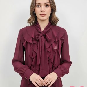 BLUSA AURA BURDEOS