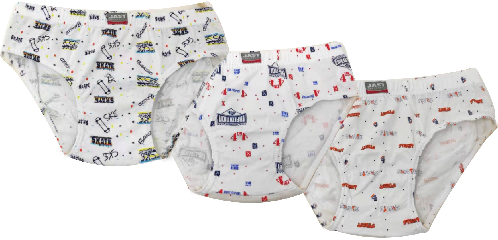 Ref 400 Slip Niño Algodón Estampado Pack 3uds y 12uds - Imagen 5