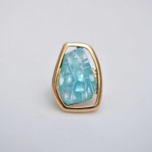 Anillo elástico resina azul