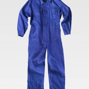 Buzo recto algodón cremallera oculta