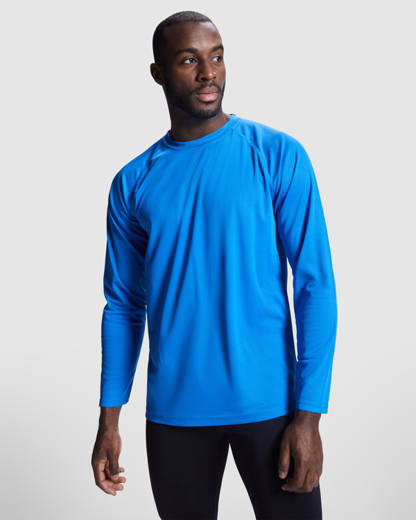 Camiseta manga larga 100 poliéster