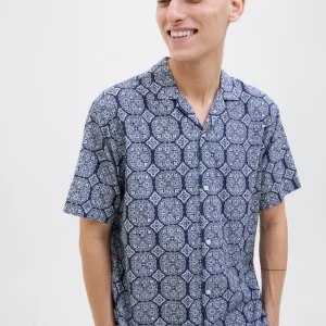 Camisa Jack&Jones Seersucker azul