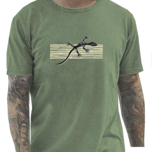 Camiseta Sargantana Lagartija verde