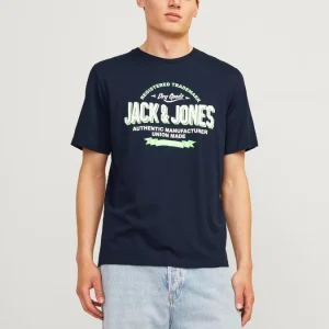 Camiseta Jack&Jones Essentials Logo Marino