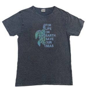 Camiseta Sargantana media tortuga índigo