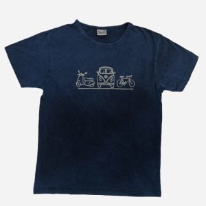 Camiseta Sargantana vehículos azul