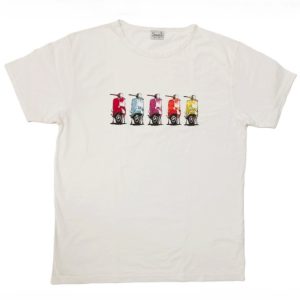 Camiseta Sargantana Vespas crudo