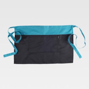 Delantal bicolor sin peto