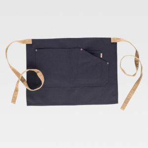 Delantal corto con tejido Canvas