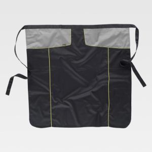 Delantal francés largo combinado