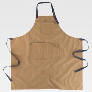 Delantal largo con tejido Canvas