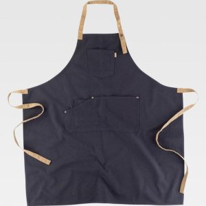 Delantal largo con tejido Canvas