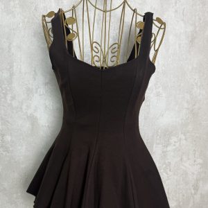 Top sirena licra marrón