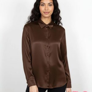 CAMISA YANIA CHOCOLATE
