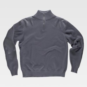 Jersey media cremallera algodon