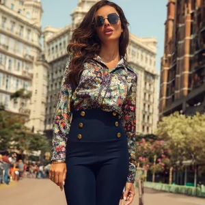 BLUSA GUZMANIA CAMALEÓNICA