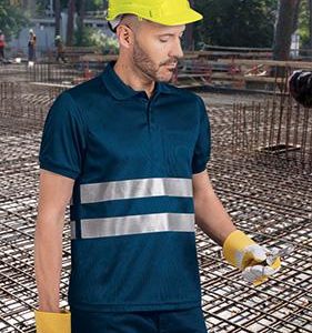 polo con cintas alta visibilidad