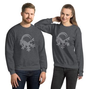 Sudadera Gris sin capucha unisex Like a Goat