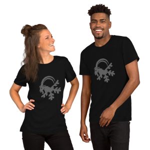 Cabriseta Negra de manga corta unisex